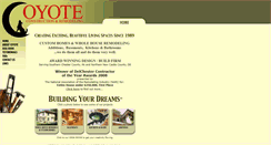 Desktop Screenshot of coyote-construction.com